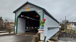 Puente cubierto en L'Anse Saint Jean
L'Anse Saint Jean, Parque Nacional del Fiordo de Saguenay, Quebec