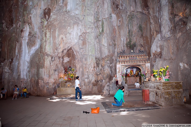 Viajar a  Vietnam: Danang - Cueva el la montaña de marmol (Danang)