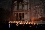 Tesoro iluminado con velas
Petra, El Tesoro