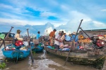 Mercado fluvial
Mekong, Mercado fluvial, Vietnam