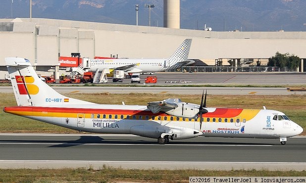 Foro de Vuelos España: Avión con emblemas de Melilla