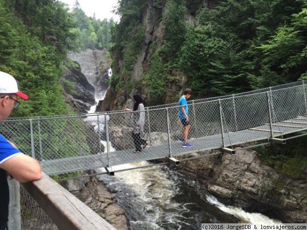 Canyon Sainte Anne (Quebec)
Puente colgante inferior
