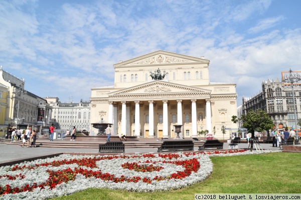Teatro Bolshoi
Situado muy cerquita del Kremlin
