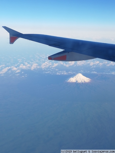 Volcanes desde el Aire
Paisajes preciosos incluso desde el avión
