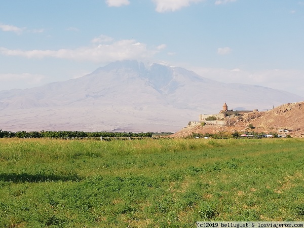 El monte Ararat
Una de las imágenes clásicas de Armenia
