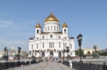Catedral Ortodoxa de Moscú
Catedral, Ortodoxa, Moscú, Edificio, moderno, sustituye, antigua, bombardeada