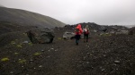 Empezando la marcha
Caminando, cima