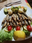 Deliciosa cena
Deliciosa, Ración, Orestis, cena, sardinas