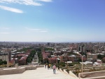 Erevan y al fondo, el Monte Ararat