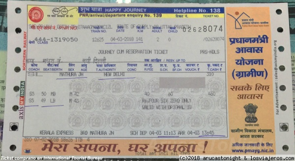 Ticket de Tren de International Tourist Bureau
Ticket de Tren de International Tourist Bureau
