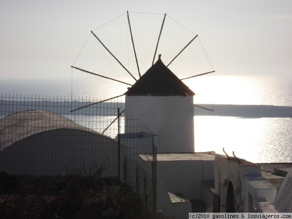 Un Molino en Oia
Uno de los pocos molinos que habia en Santorini
