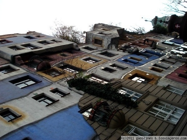 Hundertwasser-Haus en Viena
Fachada del precioso edificio de estilo modernista creado por Friedensreich Hundertwasser
