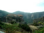 Monasterio sobre el cielo de Meteora