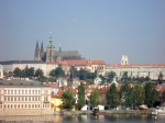 Vista del castillo y de la Catedral de Praga