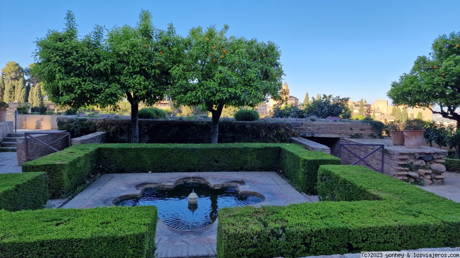 Alhambra, Generalife y Soportújar - Blogs de España - Jardines bajos del Generalife (4)
