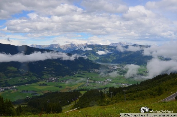 Vista desde Maiskogel
Vista del valle desde Maiskogel
