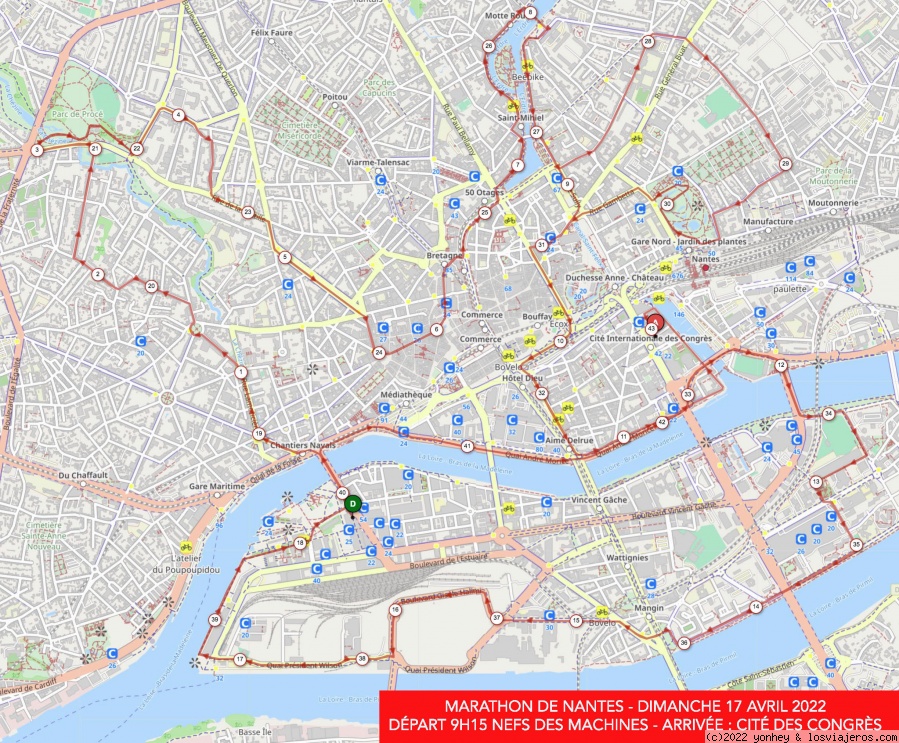 10. MARATÓN, ALQUILER COCHE Y PASEO NOCTURNO - Nantes,  Angers y Loira, 8 días (1)