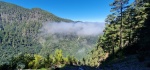 Vista del valle al comienzo ruta Marcos y Cordero, La Palma