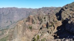 Vista desde el GR-131 a la caldera de Taburiente, La Palma