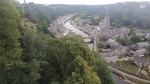 Vista del puerto de Dinan desde la torre St Catherine