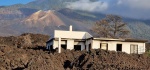 Zona colada bajo el volcán Tajogaite, La Palma