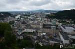 Vista de Salzburgo desde cementerio Petersfriedhof