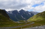 Paisaje carretera alpina Grossglockner