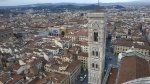 Vistas desde la cúpula del Duomo de Florencia
Vistas, Duomo, Florencia, Campanile, Giotto, desde, cúpula, primer, término