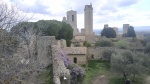 Vista de San Gimignano desde el Parco della Rocca