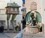Casa de Baba Yaga y fuente del dragón. Soportújar, Granada