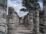 Chichén Itzá
Chichén, Itzá, Templo, columnas