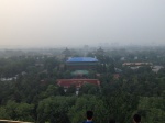 Beijing
Beijing, Vistas, desde, alto, parque, contaminado