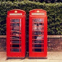 Cabinas de teléfono típicas de Londres