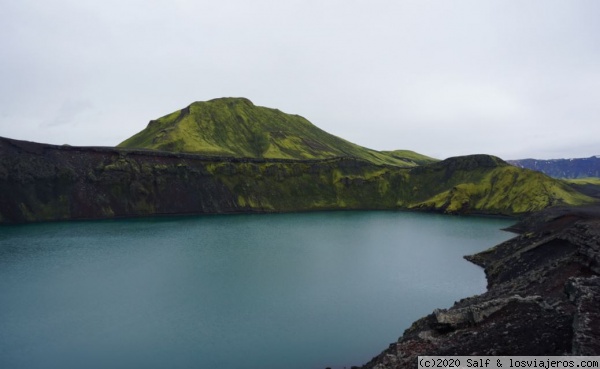 Cráter Bláhylur
Cráter con lago cerca de Landmannalaugar, Islandia
