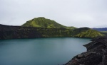 Cráter Bláhylur
Cráter, Bláhylur, Landmannalaugar, Islandia, lago, cerca