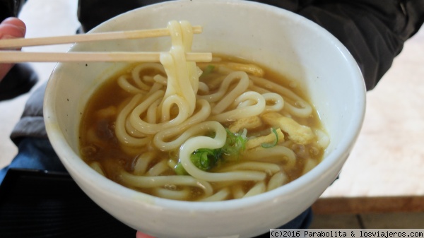 Sopa Udón
Sopa de udón en la estación de Arashiyama
