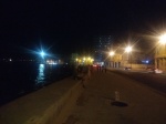 Malecón en la noche
