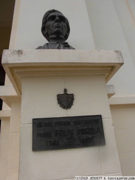 Escultura
Es una obra de un autor desconocido del padre Varela.
