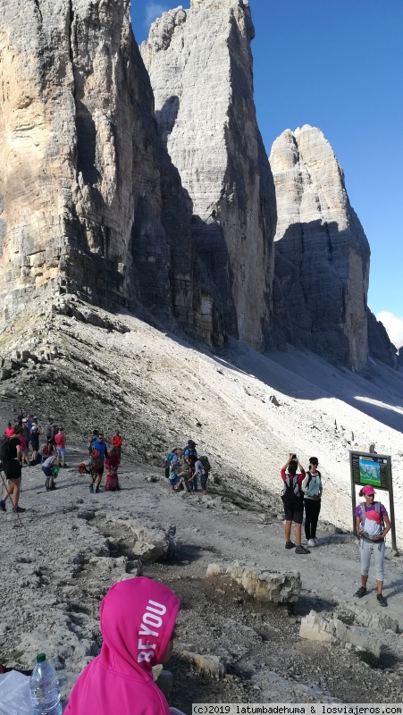 Dolomitas:  Tre cime di lavadero.  Los gigantes de roca - Montenegro, Croacia, Dolomitas, por tierra, mar y aire. (1)