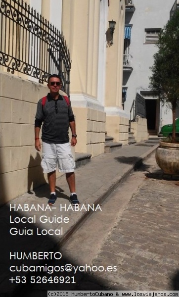GUIA LOCAL EN LA HABANA
maestro y guia local en la Habana. recorridos de ciudad hechos a la medida del cliente de acuerdo a sus intereses, edad, etc.
recorridos de ciudad caminando, en autos clásicos, por zonas que usualmente no visita el turista promedio, por bares y restaurantes que hicieron y hacen época en la Habana.
