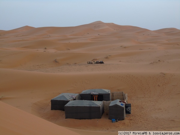 Nuestra Haimma en el desierto
Desierto Erg Chebbi ( Zona de Merzouga)
