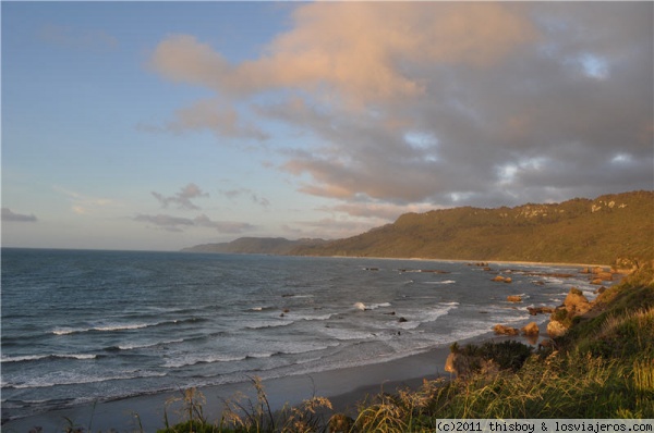 Nueva Zelanda - Costa Oeste Hacia Punakaiki
Foto de la costa oeste de la Isla Sur. Vistas preciosas.
