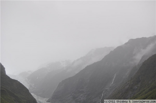 Nueva Zelanda - Franz Josef Glacier - Almenaras de Gondor
Las montañas a la derecha del Franz Josef Glacier son las que se usaron en la filmación de 