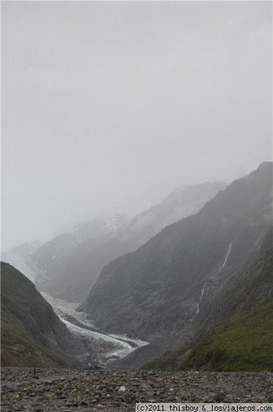 Nueva Zelanda - Franz Josef Glacier - Nos acercamos
Otra foto del glaciar de Franz Josef. Esta vez de más cerca.
