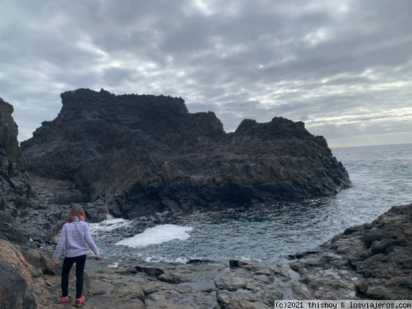 Diarios de Candela la viajera. Visita a La Palma en Enero de 2020 - Blogs de España - Etapa 5 – Tubo volcánico y playa de Zamora (11)