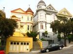 San_Francisco_Fillmore
Casas, Barrio, Fillmore, calles, empinadas