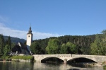 Eslovenia Lago Bohinj (1)
Eslovenia, Lago, Bohinj, Puenta, cruza, lago