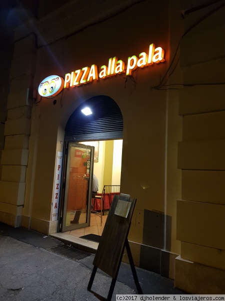 Piza alla pala mancini
muy rica pizza
