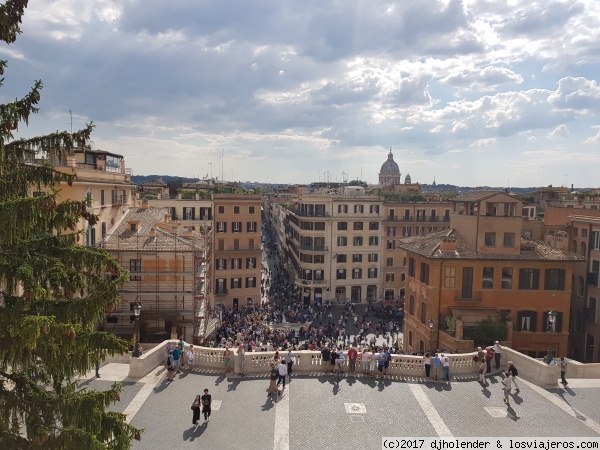 Plaza Espania
vista de Roma
