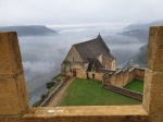 Vista desde el castillo de Beynac, Dordoña, Périgord